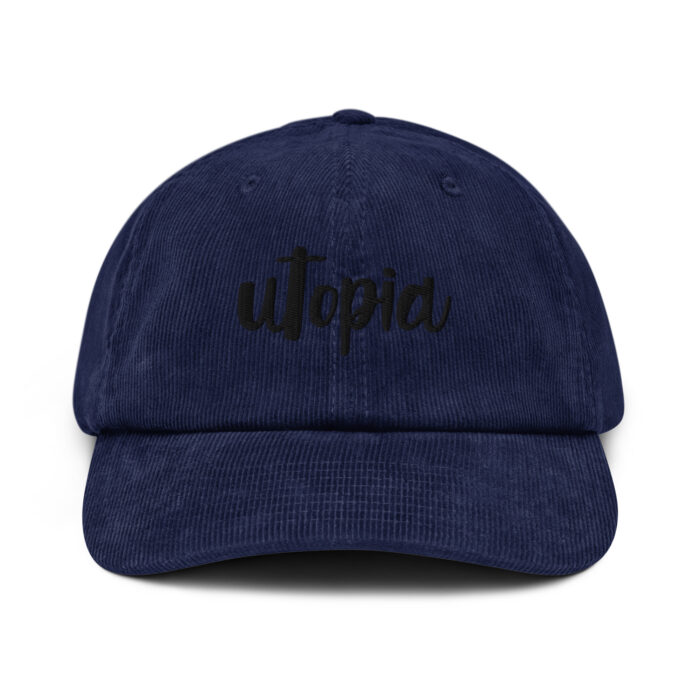 UTOPIA Script Logo corduroy hat - Image 2